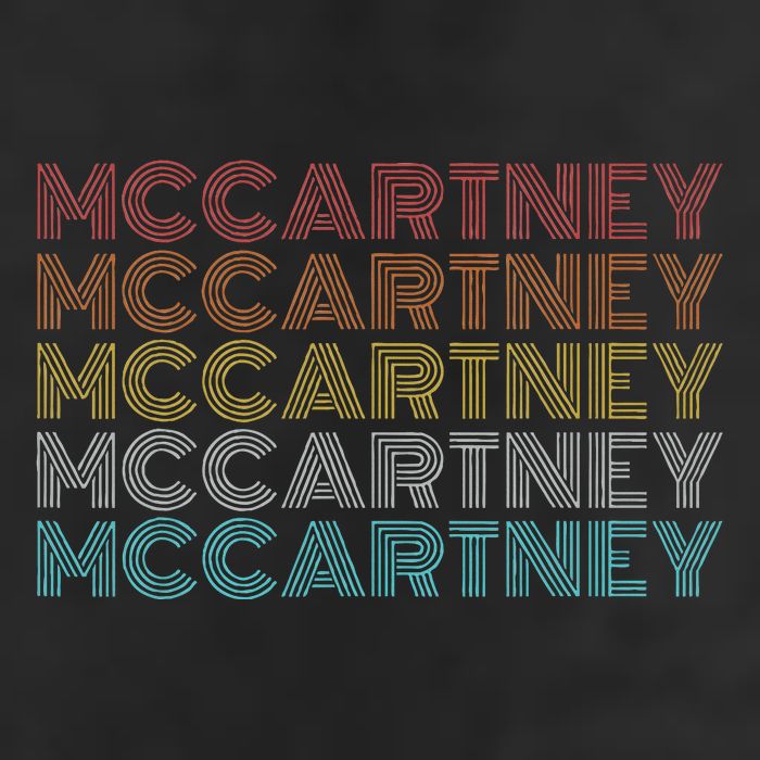 Retro Vintage McCartney name style  Tumbler