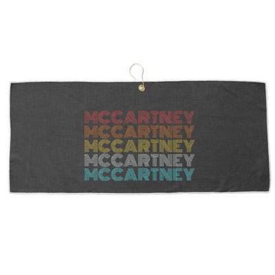 Retro Vintage McCartney name style  Large Microfiber Waffle Golf Towel