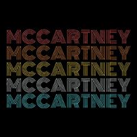Retro Vintage McCartney name style  Toddler Hoodie