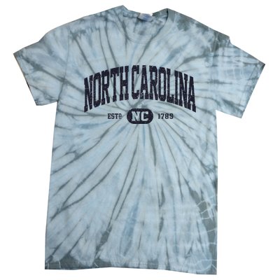 Retro Vintage North Carolina Tie-Dye T-Shirt