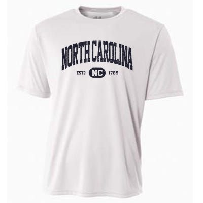 Retro Vintage North Carolina Cooling Performance Crew T-Shirt