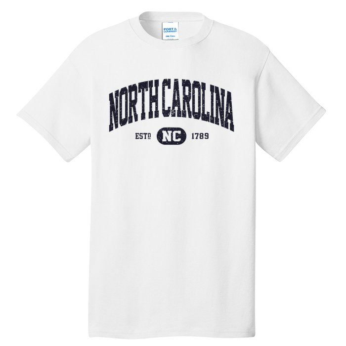 Retro Vintage North Carolina Tall T-Shirt