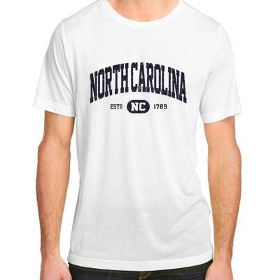 Retro Vintage North Carolina Adult ChromaSoft Performance T-Shirt