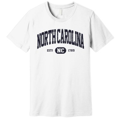 Retro Vintage North Carolina Premium T-Shirt