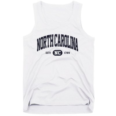 Retro Vintage North Carolina Tank Top