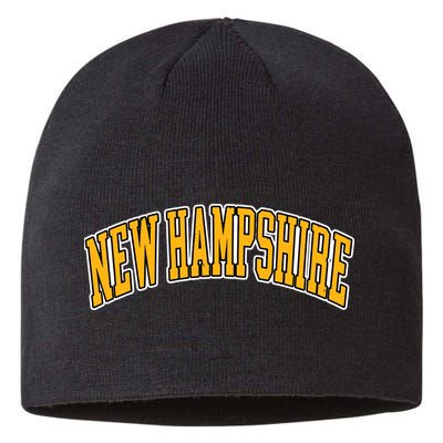 Retro Vintage New Hampshire States American Distressed Gifts Sustainable Beanie