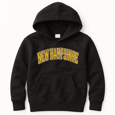 Retro Vintage New Hampshire States American Distressed Gifts Kids Hoodie