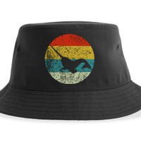 Retro Vintage Narwhal Sustainable Bucket Hat