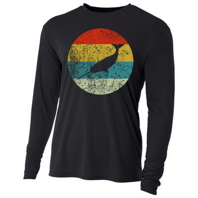 Retro Vintage Narwhal Cooling Performance Long Sleeve Crew