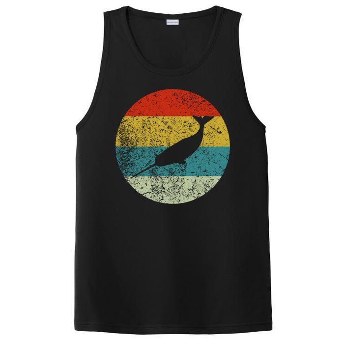 Retro Vintage Narwhal PosiCharge Competitor Tank