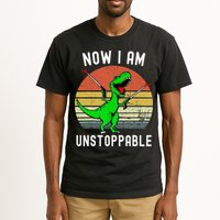 Retro Vintage Now I Am Unstoppable Trex Funny TRex Tall T-Shirt