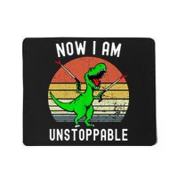 Retro Vintage Now I Am Unstoppable Trex Funny TRex Mousepad