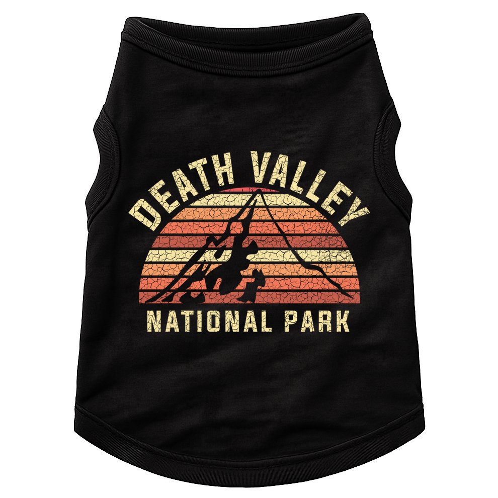 Retro Vintage National Park Gift Death Valley National Park Cute Gift Doggie Tank