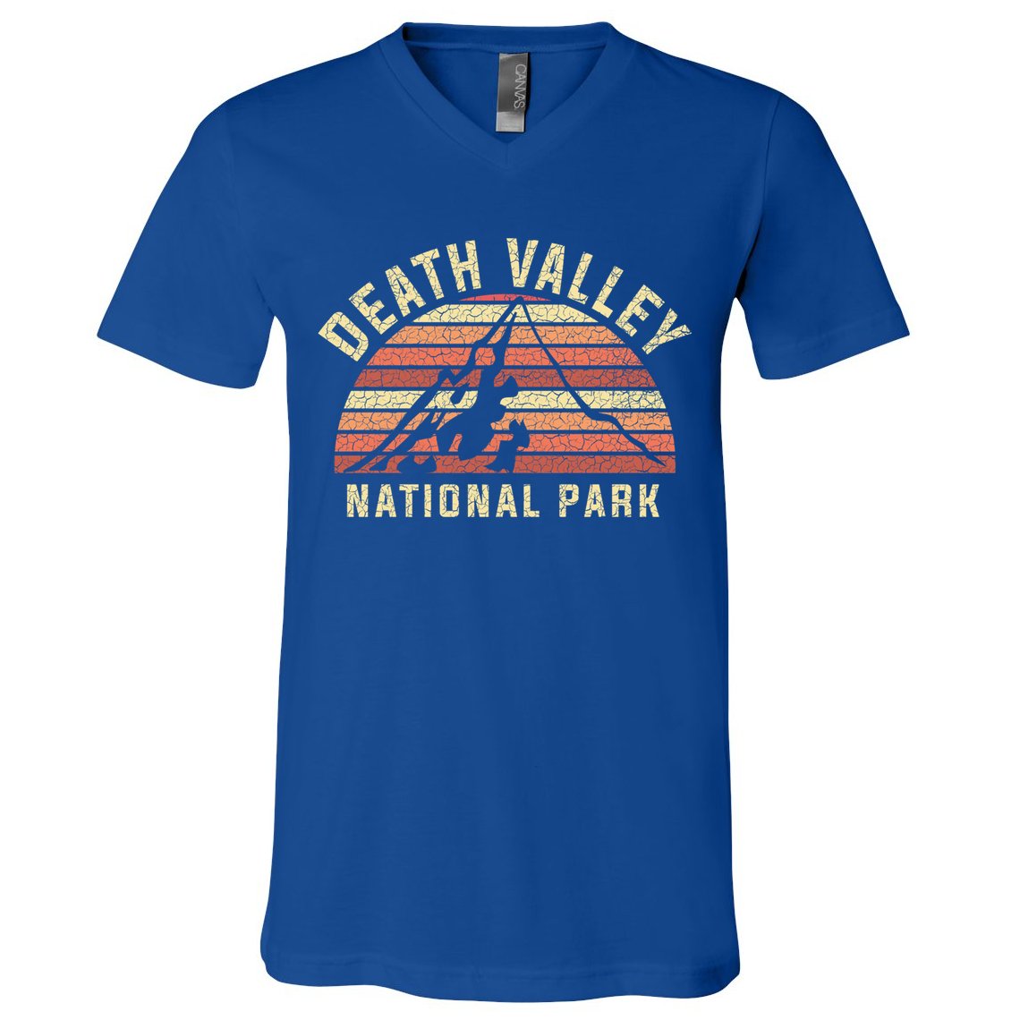 Retro Vintage National Park Gift Death Valley National Park Cute Gift V-Neck T-Shirt