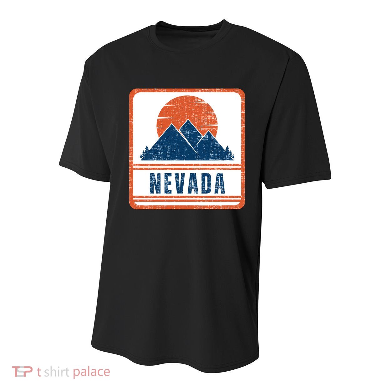 Retro Vintage Nevada USA Mountain Gift For Men Youth Performance Sprint T-Shirt