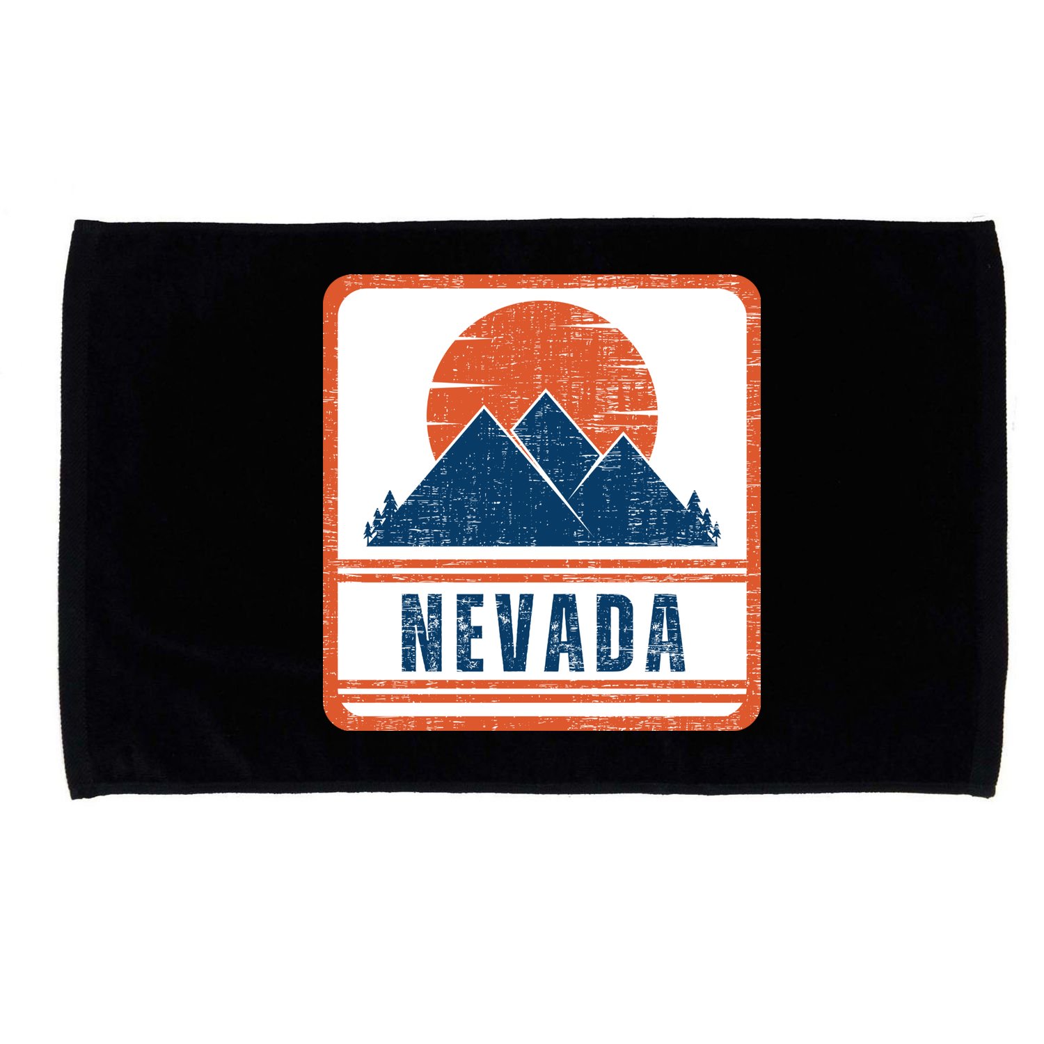 Retro Vintage Nevada USA Mountain Gift For Men Microfiber Hand Towel