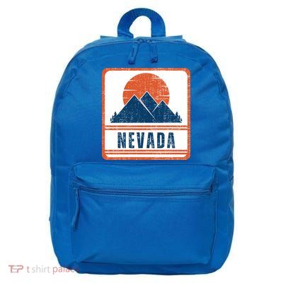 Retro Vintage Nevada USA Mountain Gift For Men 16 in Basic Backpack