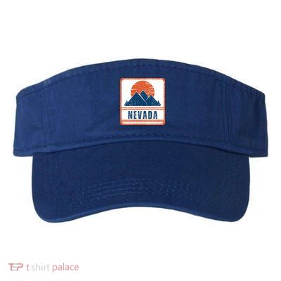 Retro Vintage Nevada USA Mountain Gift For Men Visor