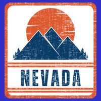 Retro Vintage Nevada USA Mountain Gift For Men Kids T-Shirt