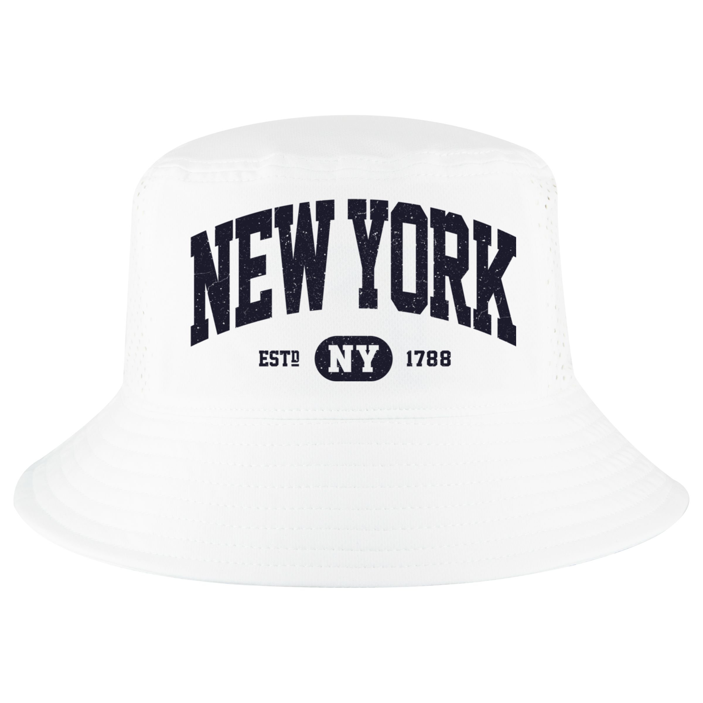 Retro Vintage New York Ny Cool Comfort Performance Bucket Hat