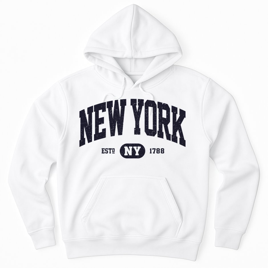 Retro Vintage New York Ny Hoodie