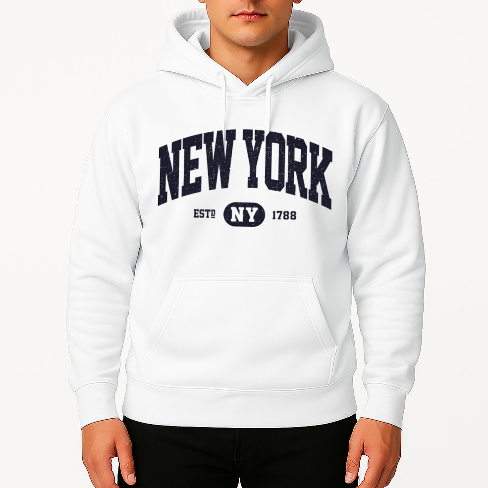 Retro Vintage New York Ny Hoodie