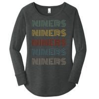 Retro Vintage Niners Women's Perfect Tri Tunic Long Sleeve Shirt