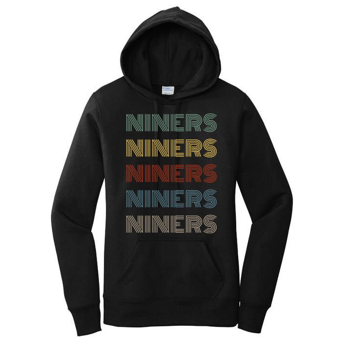 Retro Vintage Niners Women's Pullover Hoodie