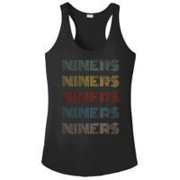 Retro Vintage Niners Ladies PosiCharge Competitor Racerback Tank