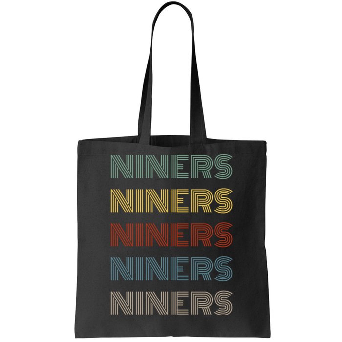 Retro Vintage Niners Tote Bag