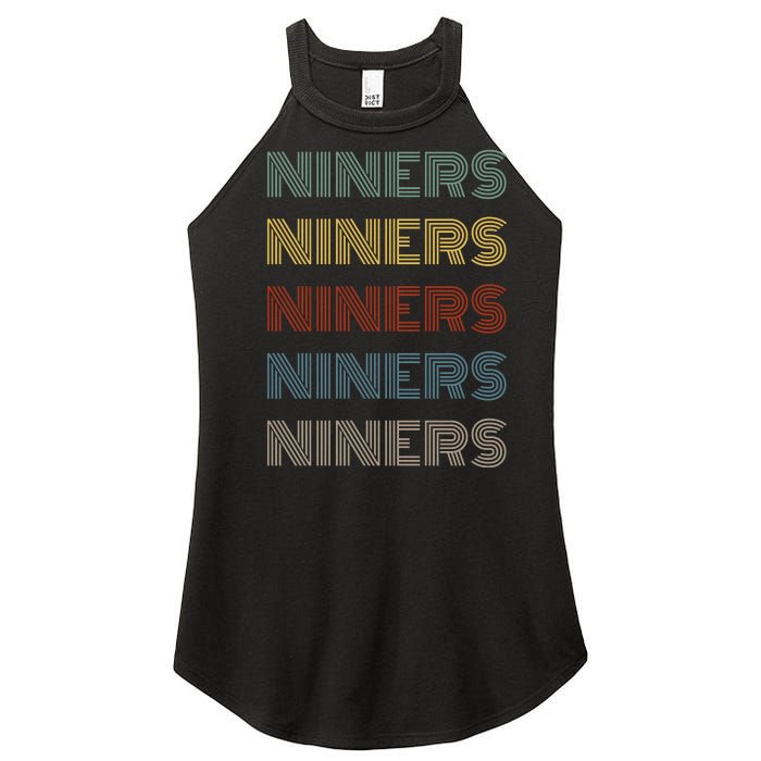 Retro Vintage Niners Women's Perfect Tri Rocker Tank