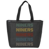 Retro Vintage Niners Zip Tote Bag