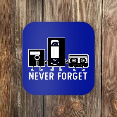 Retro Vintage Never Forget Cassette Tape Gift Coaster