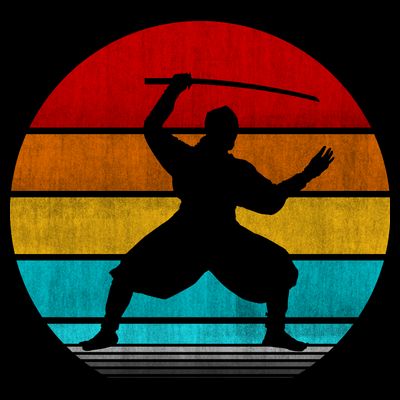 Retro Vintage Ninja T-Shirt