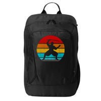 Retro Vintage Ninja City Backpack