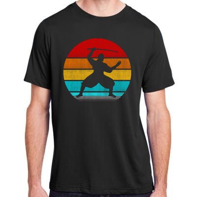 Retro Vintage Ninja Adult ChromaSoft Performance T-Shirt