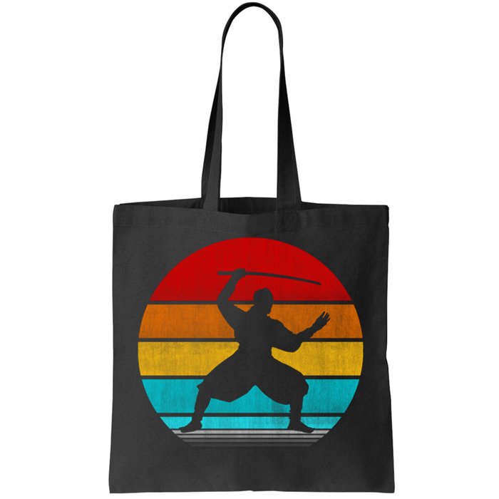 Retro Vintage Ninja Tote Bag