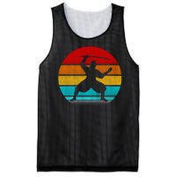 Retro Vintage Ninja Mesh Reversible Basketball Jersey Tank