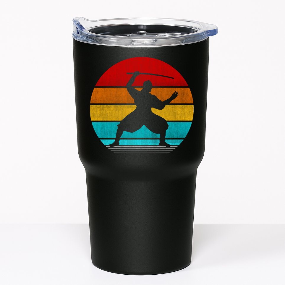 Retro Vintage Ninja Tumbler