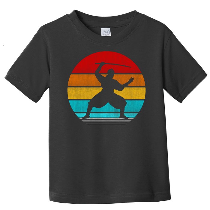 Retro Vintage Ninja Toddler T-Shirt