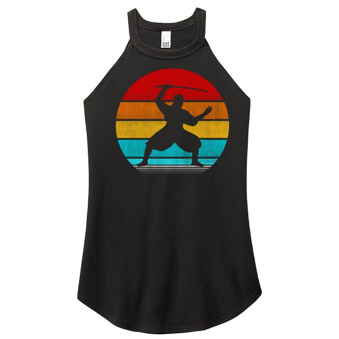 Retro Vintage Ninja Women's Perfect Tri Rocker Tank