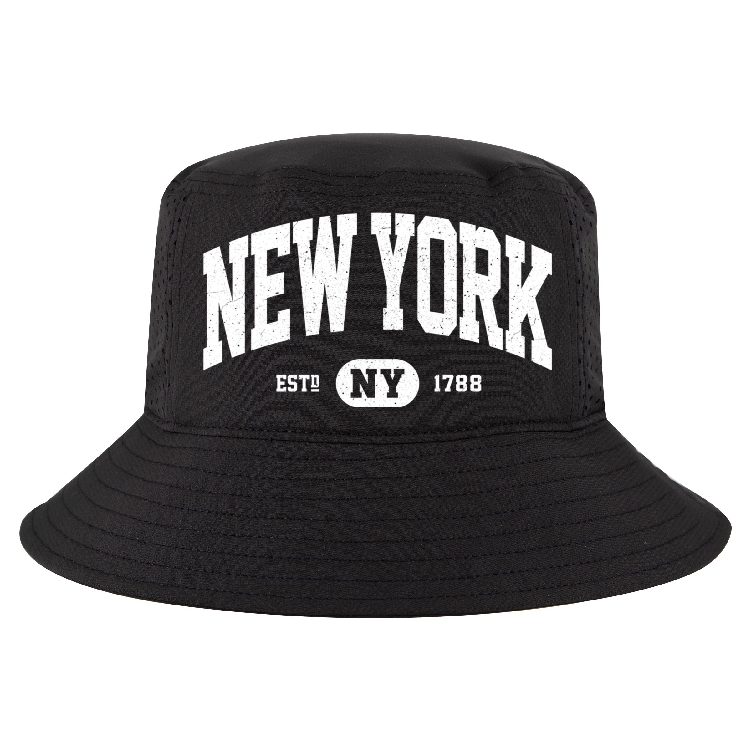 Retro Vintage New York Ny Cool Comfort Performance Bucket Hat