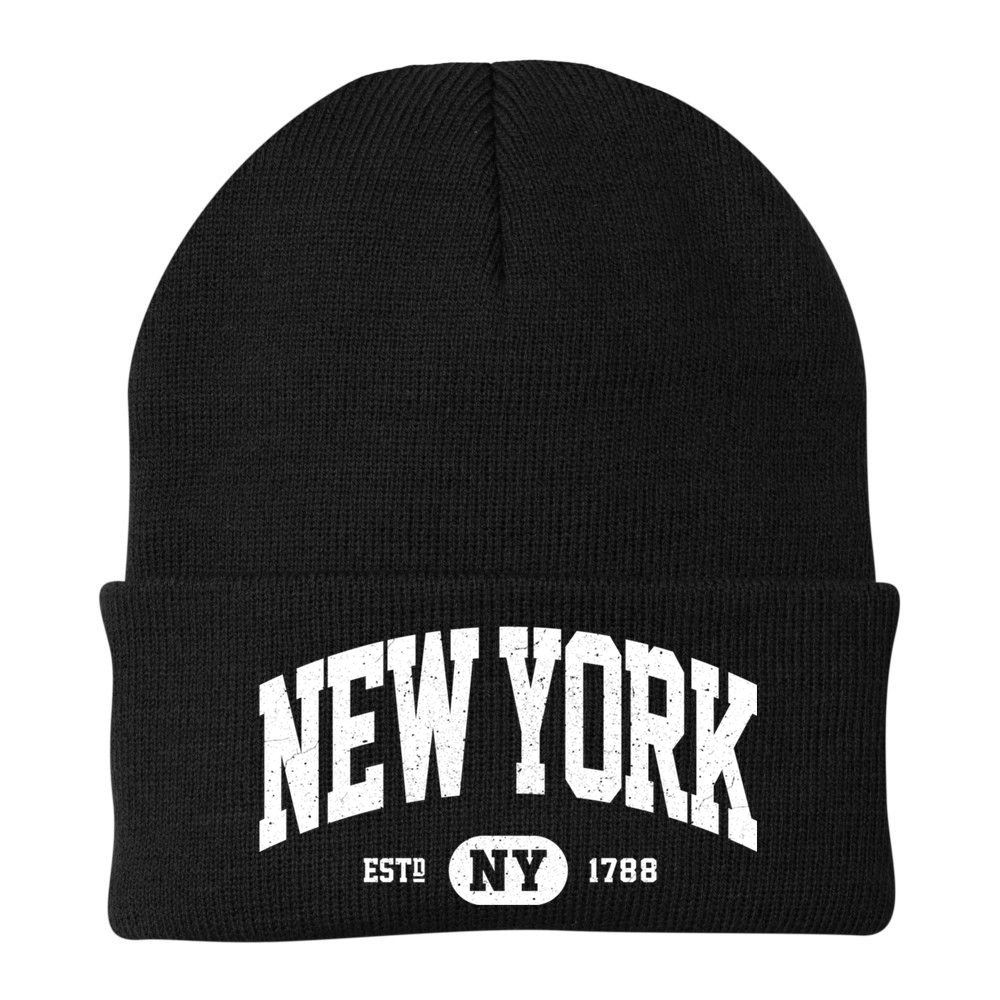 Retro Vintage New York Ny Beanie