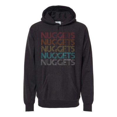 Retro Vintage Nuggets Premium Hoodie