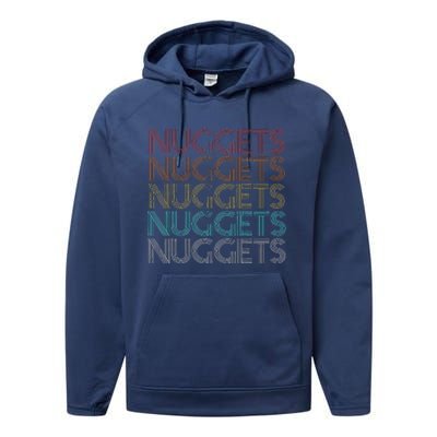 Retro Vintage Nuggets Performance Fleece Hoodie