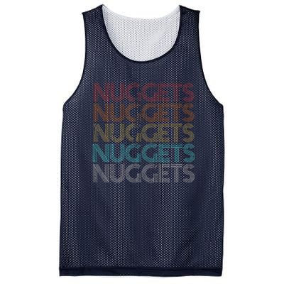 Retro Vintage Nuggets Mesh Reversible Basketball Jersey Tank