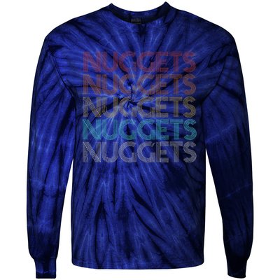 Retro Vintage Nuggets Tie-Dye Long Sleeve Shirt