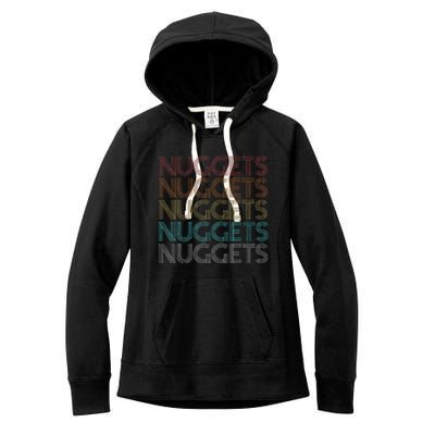 Retro Vintage Nuggets Women's Fleece Hoodie