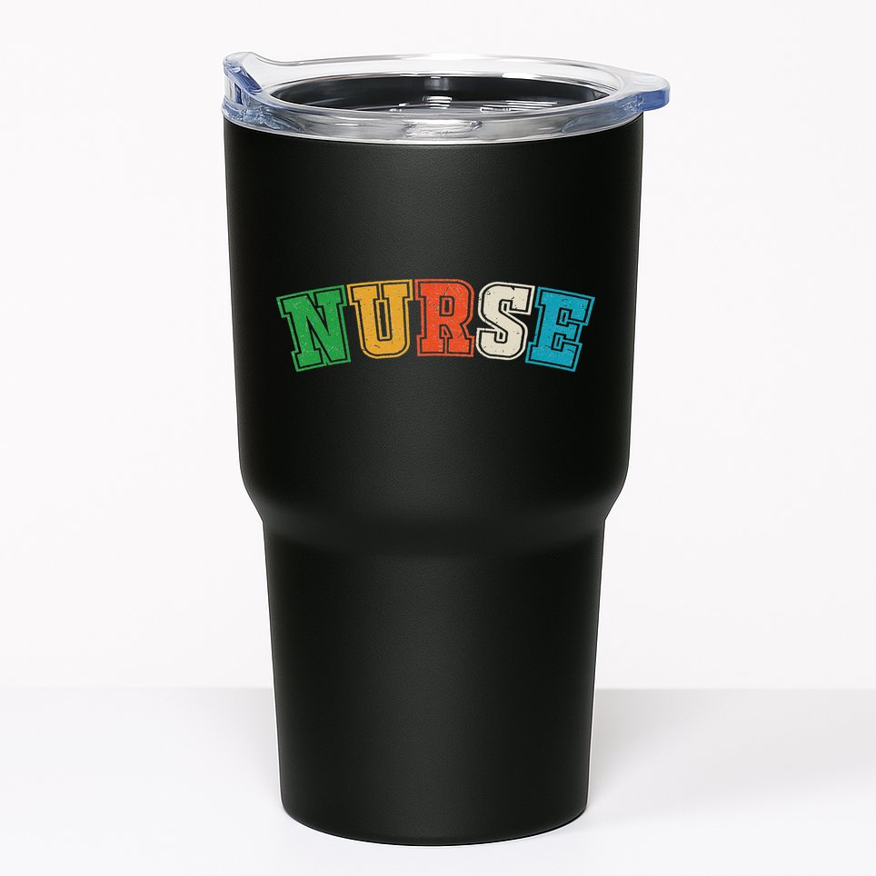 retro vintage Nurse, registred Nurse, LPN and nurse school Tumbler