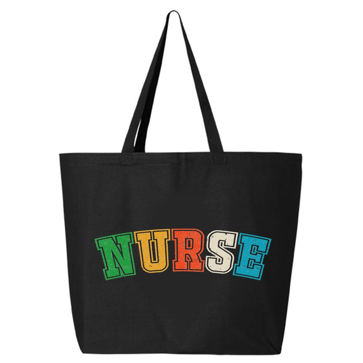 retro vintage Nurse, registred Nurse, LPN and nurse school 25L Jumbo Tote